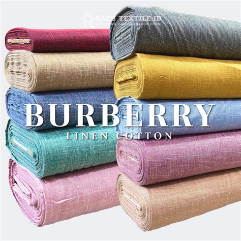 kain linen burberry adalah|kain linen terbaik.